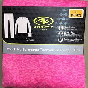 Athletic Works Youth Thermal Set in Pink PICK 3/$15.00